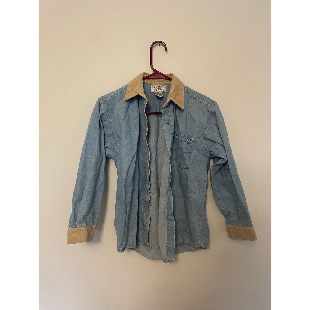 Vintage Jean and corduroy button up